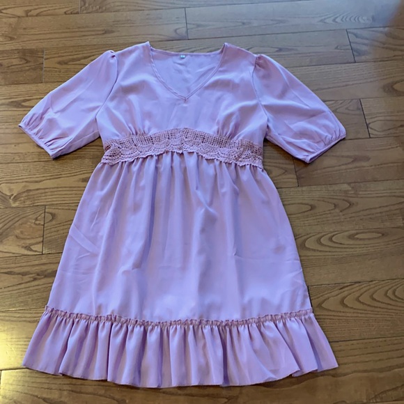 Dresses & Skirts - 💛2/$20 Dusk pink feminine dress XL